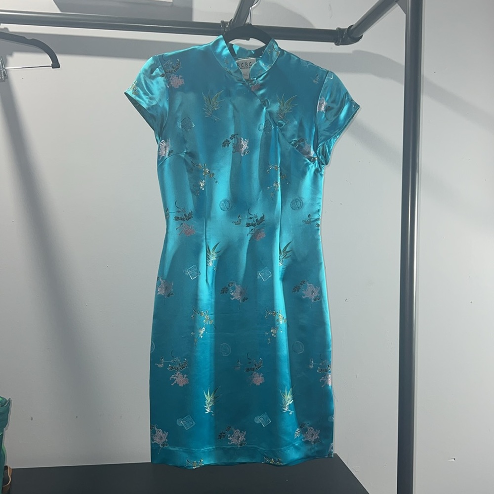 BCBC kimono style turquoise dress